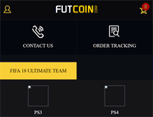 Tablet Screenshot of futcoin.com